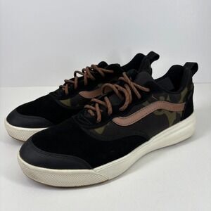 Vans UltraRange Pro Men's US 11 Black Dachshund Suede Camo Skate Shoes Sneakers